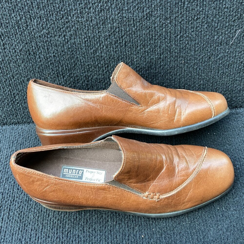 munro brown loafer comfort 6m